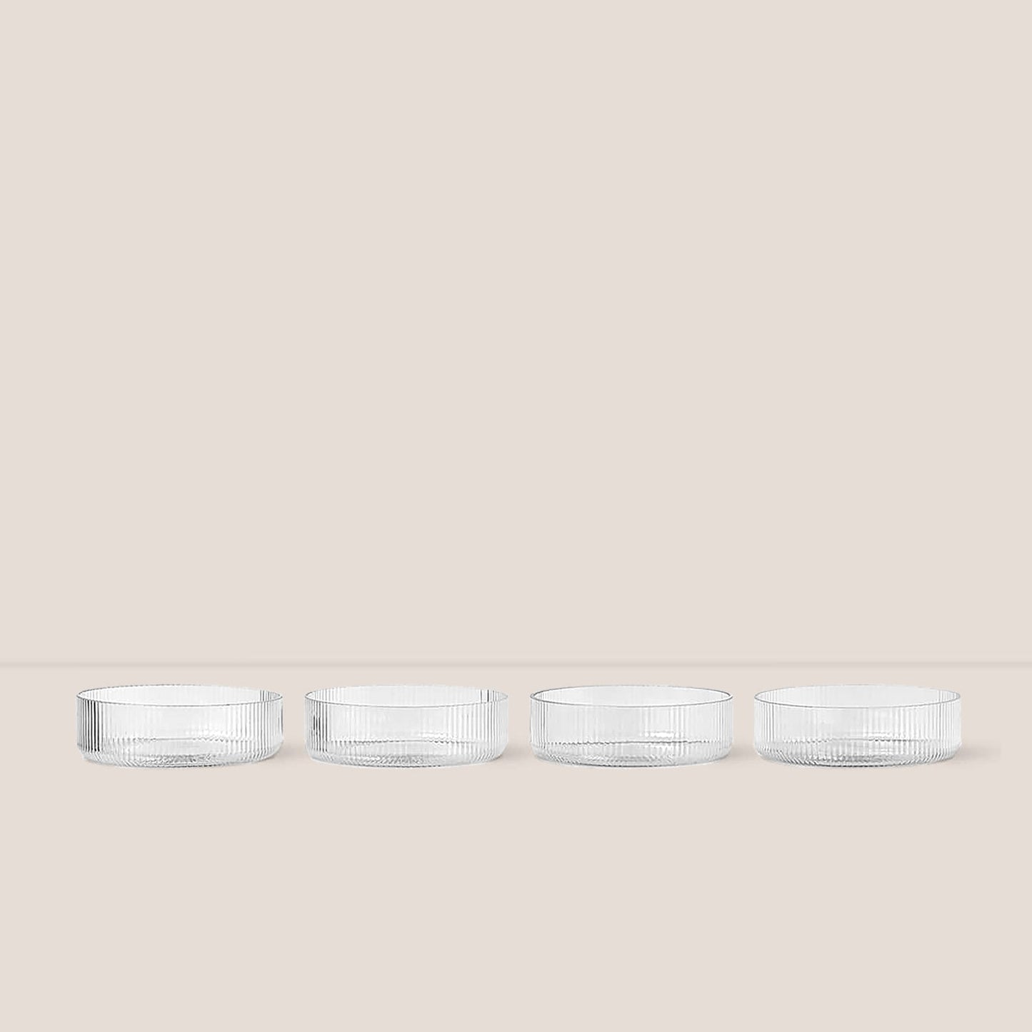 Ripple Serving Bowls - set of 4