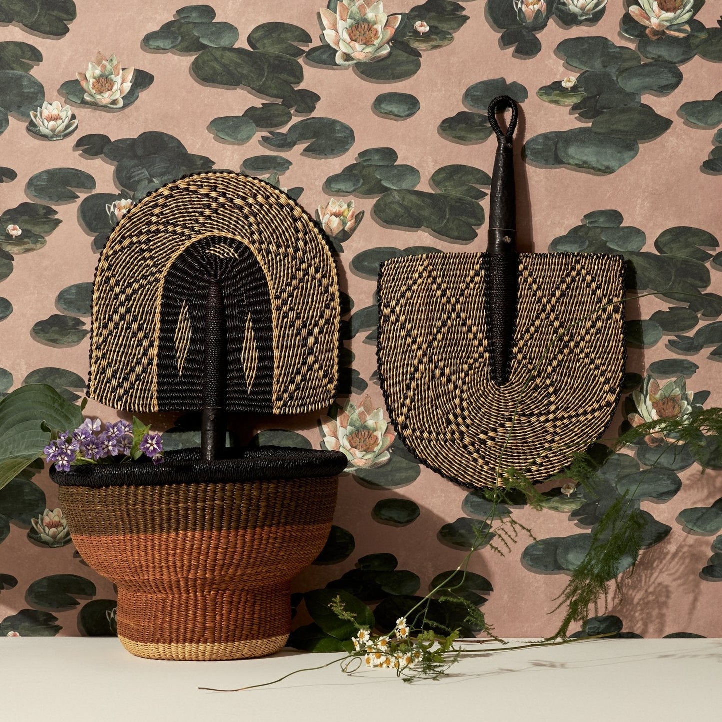 Bolga Woven Fan