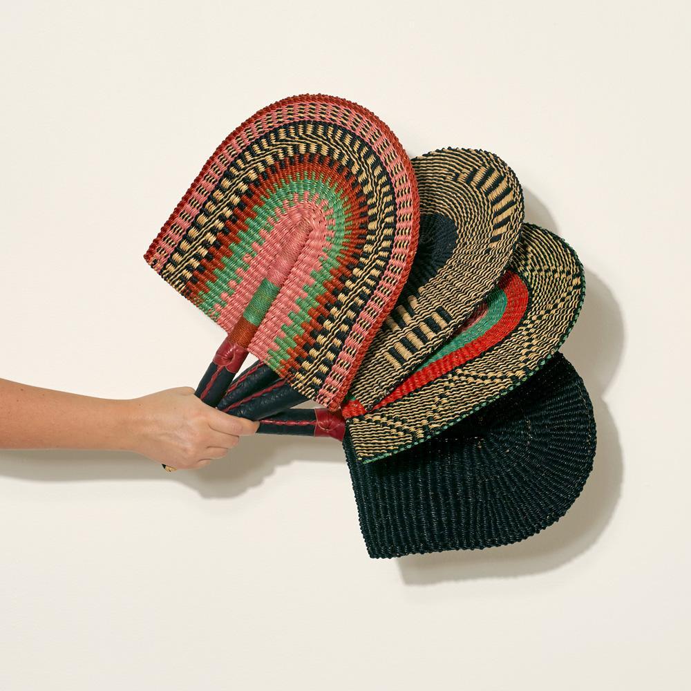 Bolga Woven Fan