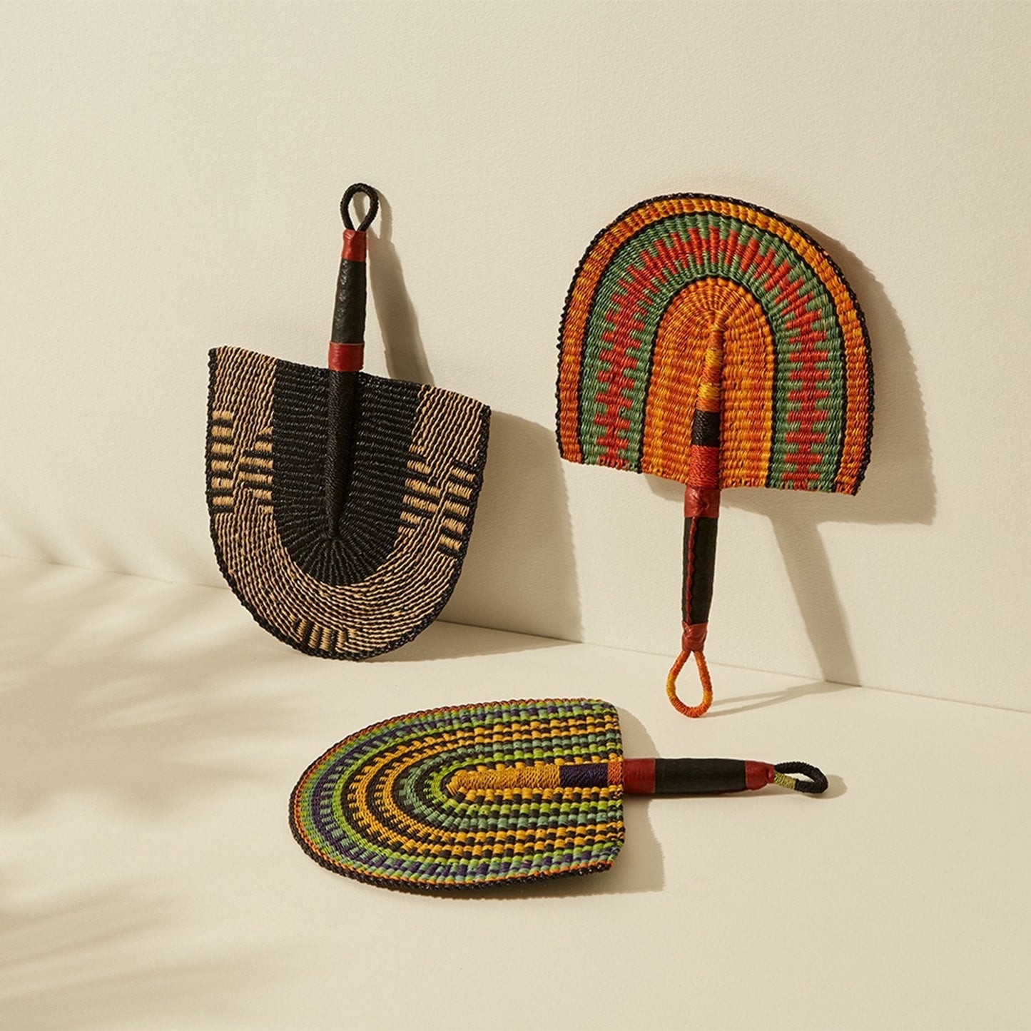 Bolga Woven Fan