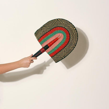 Bolga Woven Fan