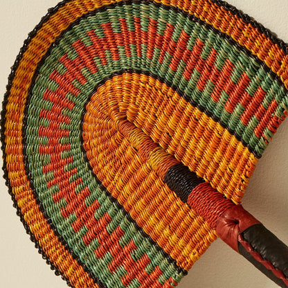 Bolga Woven Fan
