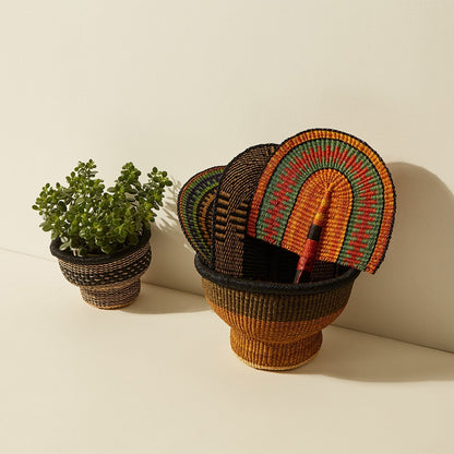 Bolga Woven Fan