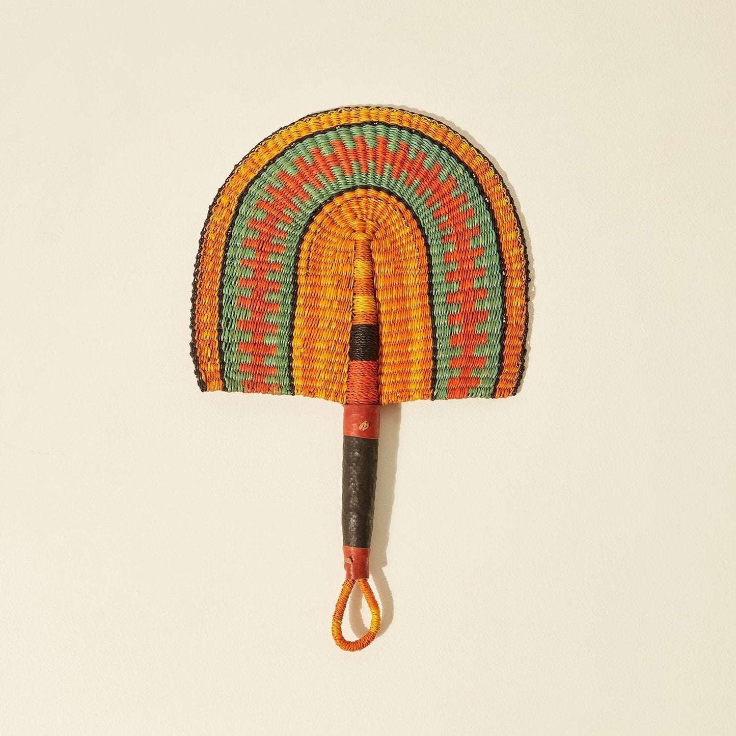 Bolga Woven Fan