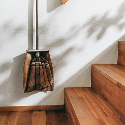 Broom with Short Japanese Cypress Broomstick