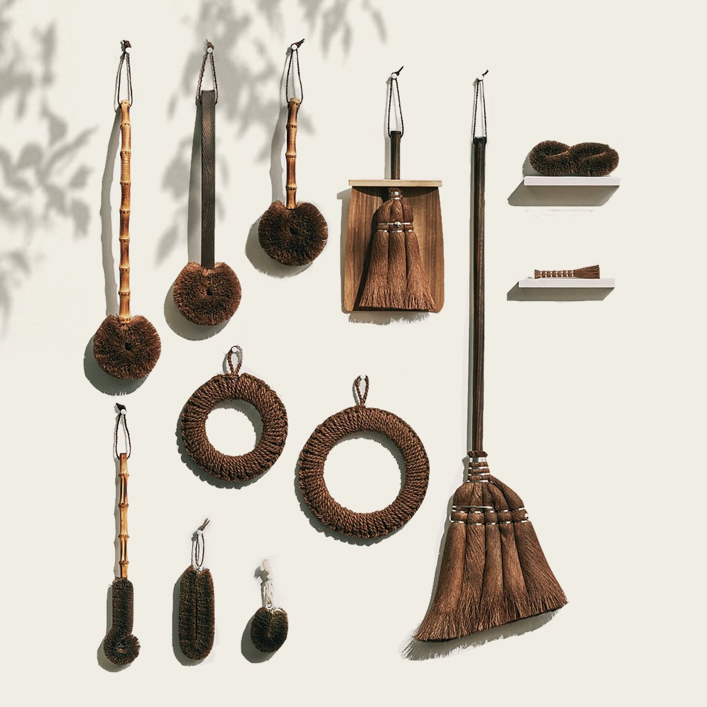 Broom with Short Japanese Cypress Broomstick