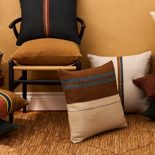 The Highland Stripe Square Cushion Cover