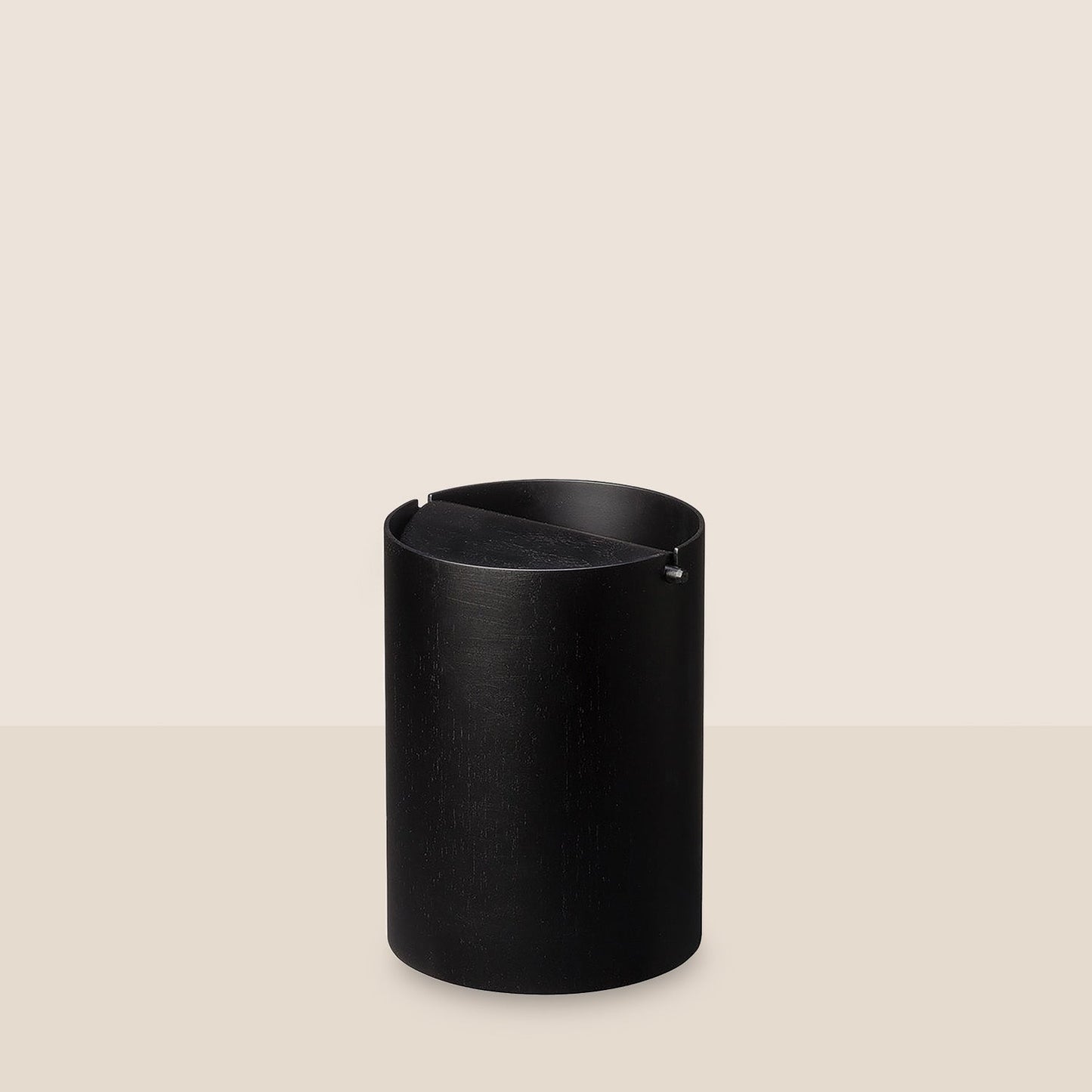 Wooden Waste Basket with Lid - Small
