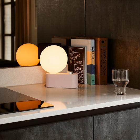Alumina Table Lamp with Sphere IV