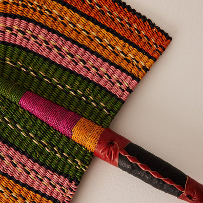 Bolga Woven Fan